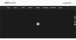 Desktop Screenshot of iuoelocal9.com